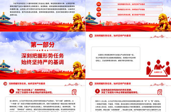 堅決打贏反腐敗斗爭攻堅戰持久戰PPT黨建風深入學習二十屆中央紀委三次全會重要講話專題課件