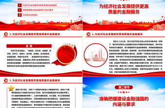 2023高質(zhì)量發(fā)展金融推進(jìn)金融強(qiáng)國建設(shè)ppt精美大氣學(xué)習(xí)習(xí)近平新時代經(jīng)濟(jì)發(fā)展思想專題黨課教育課件