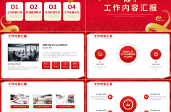 2024龍年大吉新年工作總結計劃PPT紅色大氣勵志風企業(yè)公司年終總結模板