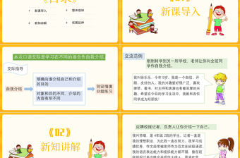 2022自我介紹PPT口語交際小學四年級語文下冊部編人教版教學課件