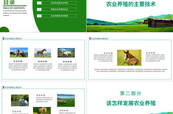 2022農業養殖技術PPT農業養殖技術介紹發展農業養殖的好處課件模板
