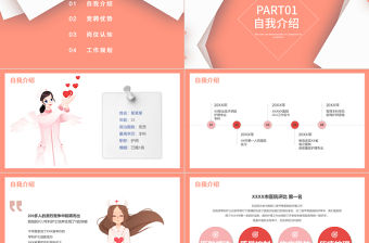 2022后備護士長競聘PPT創意清新完整框架內容競聘專用PPT