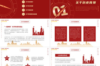 紅色大氣風熱烈慶祝香港回歸25周年專題黨課課件PPT