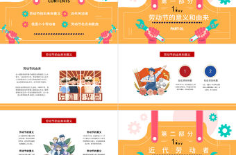 2022勞動(dòng)最光榮PPT創(chuàng)意卡通風(fēng)五一勞動(dòng)節(jié)節(jié)日介紹課件模板