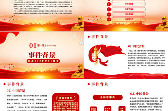 918事件91周年紀念日PPT黨政風紀念918事件91周年勿忘國恥警鐘長鳴黨課課件模板