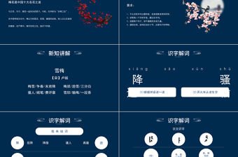 2022古詩(shī)三首 雪梅PPT第9課小學(xué)四年級(jí)語文上冊(cè)部編人教版教學(xué)課件