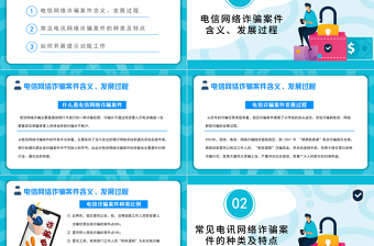 防范銀行電信詐騙PPT簡(jiǎn)潔風(fēng)2022年世界電信日課件模板