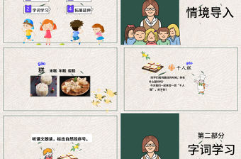 2022千人糕PPT課文第6課小學二年級語文下冊部編人教版教學課件 .pptx