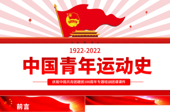 2022聚焦新时代淬炼新青年ppt