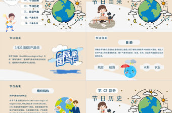 2022世界氣象日節日介紹宣傳