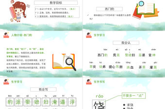 2022西門豹治鄴PPT第26課小學四年級語文上冊部編人教版教學課件