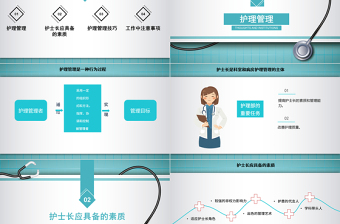 2022護(hù)士長經(jīng)驗(yàn)分享PPT清新創(chuàng)意競聘必備PPT