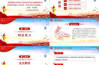 2021全面學習解讀《政府督查工作條例》PPT