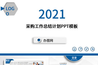 立體簡約采購部工作總結PPT模板