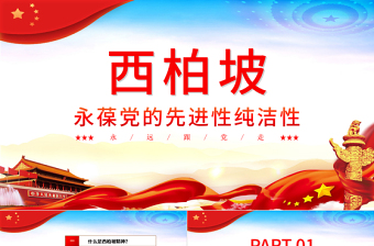 西柏坡永葆黨的先進(jìn)性純潔性PPT2021建黨100周年專題輔導(dǎo)黨課課件