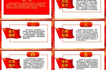2021黨史百年十個(gè)關(guān)鍵詞PPT紅色建黨百年學(xué)黨史國史系列專題黨課課件