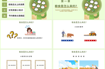 2022拒絕浪費(fèi)不負(fù)食光PPT簡(jiǎn)約風(fēng)中小學(xué)生節(jié)約糧食拒絕浪費(fèi)主題班會(huì)課件模板