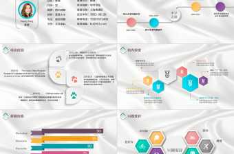 鉛筆音樂(lè)個(gè)人競(jìng)聘簡(jiǎn)歷ppt模板