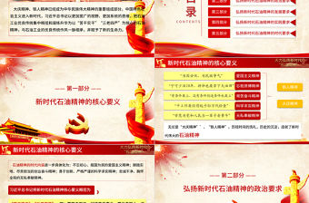 2021慶祝建黨百年大力弘揚新時代石油精神PPT