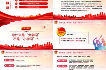 2022讀懂青年大學習行動PPT大氣黨政風共青團員青年大學習行動專題黨課黨建課件模板