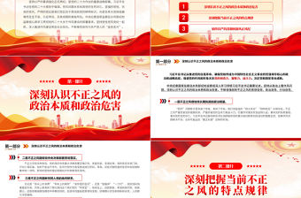 2022堅持黨性黨風黨紀一起抓以嚴的基調強化正風肅紀PPT紅色精美風黨員干部學習教育專題黨課黨建課件