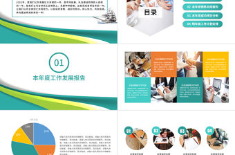 2023綠色清新農業銀行PPT模板幻燈片工作總結工作匯報PPT模