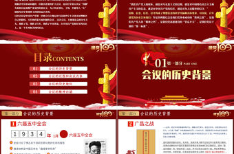 2021學習遵義會議精神專題黨課PPT熱烈慶祝中國共產黨建黨100周年