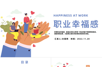2022職業(yè)幸福感PPT插畫風(fēng)企業(yè)培訓(xùn)職業(yè)特質(zhì)職業(yè)幸福感培訓(xùn)課件模板下載