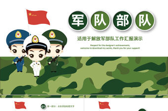 八一軍隊(duì)改革部隊(duì)教育軍事國(guó)防PPT