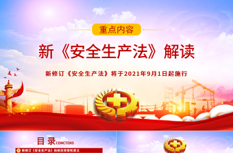 2021新《安全生產(chǎn)法》解讀PPT