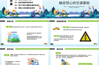 2022手握方向盤責(zé)任重如山PPT卡通風(fēng)全國(guó)交通安全日培訓(xùn)課件模板
