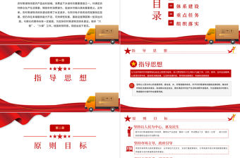 2021關于加快農村寄遞物流建設意見政策解讀ppt黨建風專題黨課課件模板下載