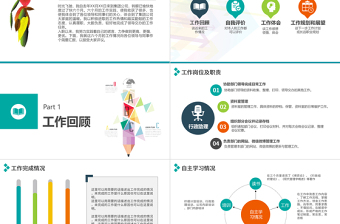 彩色鉛筆個人述職報告動態(tài)ppt模板 彩色鉛筆個人述職報告動態(tài)ppt模板