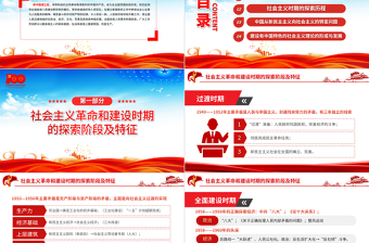 1949-1978社會主義革命和建設(shè)時期PPT建黨100周年學(xué)黨史系列專題黨課教育課件