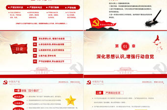 反腐倡廉PPT紅色莊嚴知敬畏存戒懼守底線黨員干部黨風廉政專題教育微黨課