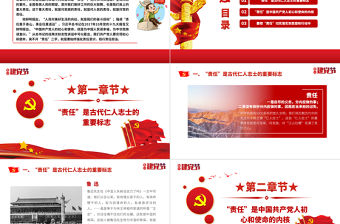 2021強(qiáng)化責(zé)任意識(shí)踐行責(zé)任擔(dān)當(dāng)PPT慶祝建黨100周年迎七一專題黨課模板