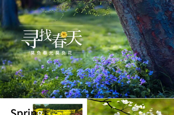 唯美旅游度假攝影電子相冊(cè)PPT模板