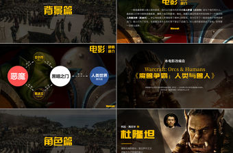 電影《魔獸世界》介紹PPT作品