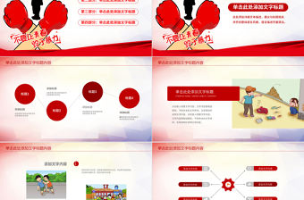 校園學生兒童安全教育PPT模板