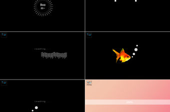 超級酷炫6種loading加載ppt開場動畫源文件下載