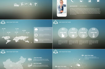 小清新蘋果IOS風(fēng)PPT模板