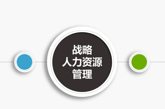 漂亮圖標設計簡潔風微立體商務戰(zhàn)略人力資源管理ppt模板