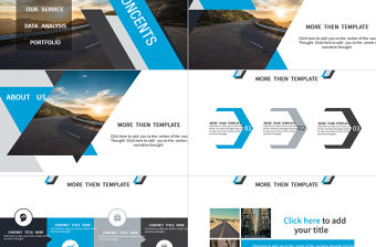 幾何形狀創(chuàng)意視覺排版精美商務(wù)ppt模板