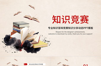 專業知識競賽動態ppt模板下載
