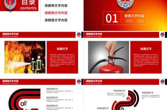 消防部隊公安消防武警消防安全PPT