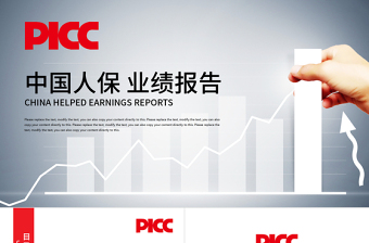 中國人民保險業(yè)績報告保險理財計劃書PPT