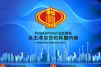 中國稅務國稅財稅政府工作報告總結PPT