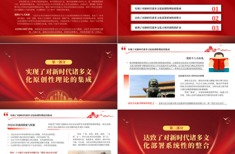  理解習(xí)近平文化思想的三個(gè)維度PPT黨政風(fēng)深研此次全國(guó)宣傳思想文化工作會(huì)議的會(huì)議文本與精神專題黨課課件模板
   