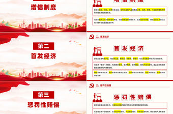 紅色精美《決定》名詞解釋PPT下載