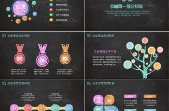 創(chuàng)意黑板粉筆字模板